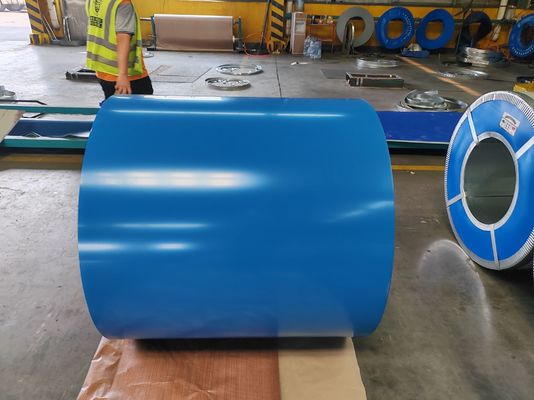comprar Bobina de acero prepintado con revestimiento de zinc de 30 a 275 g/m² y revestimiento posterior de 5 a 7 μm para paneles de equipos industriales online manufacture