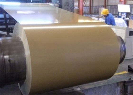 comprar 0.31mm CGCC Z100 PVDF bobina de acero prepintada RAL5894 para aplicaciones de techos y paneles de construcción online manufacture