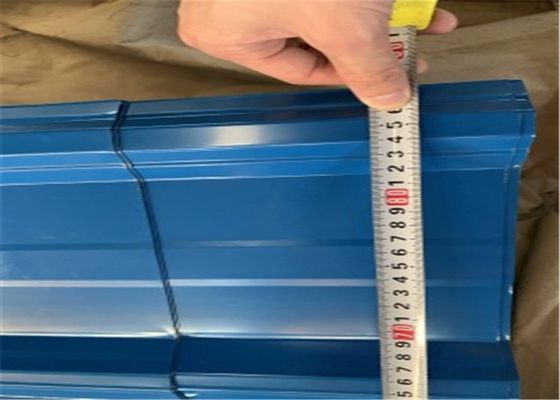comprar Hoja de techo corrugada prepintada de 76 mm y 17 mm para paneles de pared metálicos corrugados online manufacture