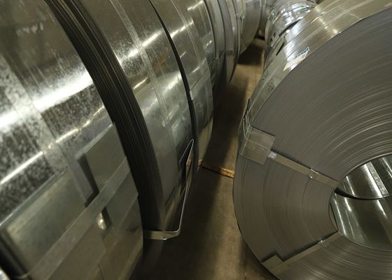 comprar SGCC G50 Bandas de acero galvanizado laminado en frío 0,32 mm × 80 mm DX51D+Z para techos y estructuras de acero online manufacture